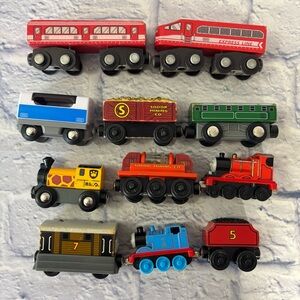 Thomas The Train Tank Engine (Magnetic) Lot Of 11 Toys Collectible Trains